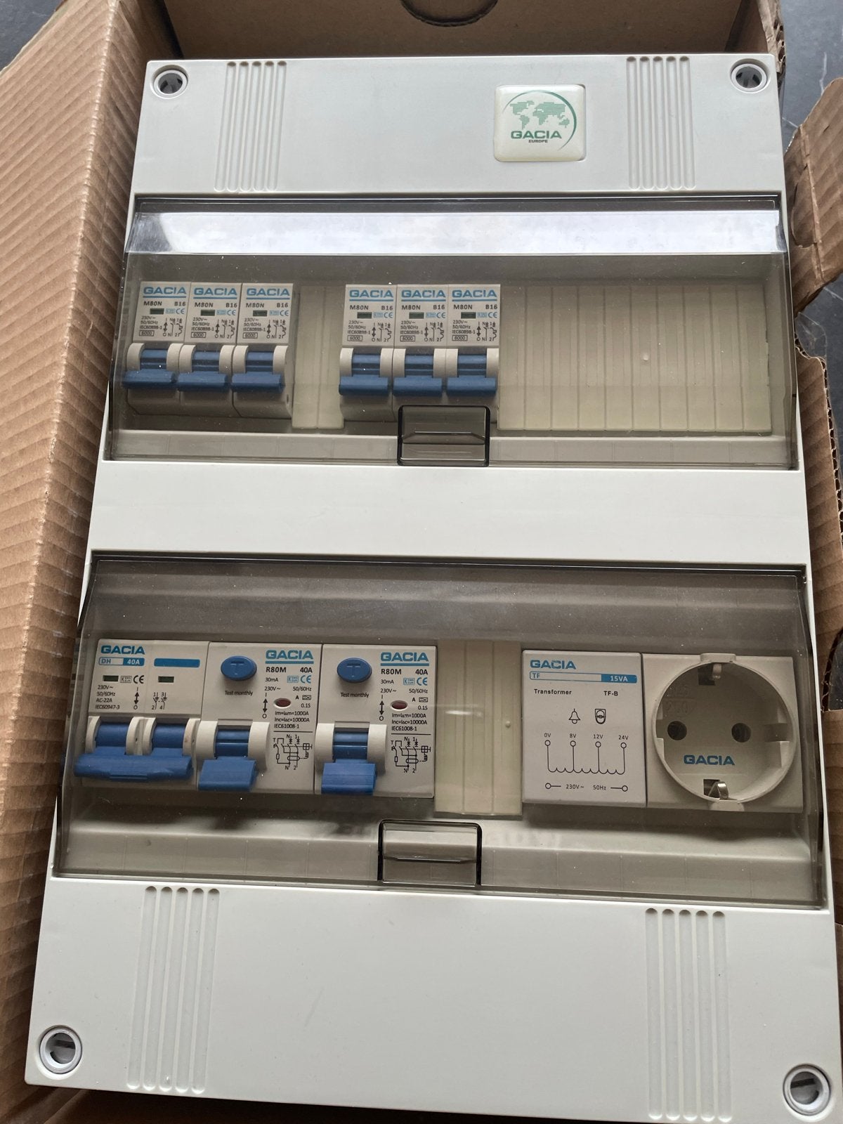 Schneider Groepenkast 220x380 3-Fase, Ophalen of Verzenden, Nieuw, Schneider Electric, Groepenkast