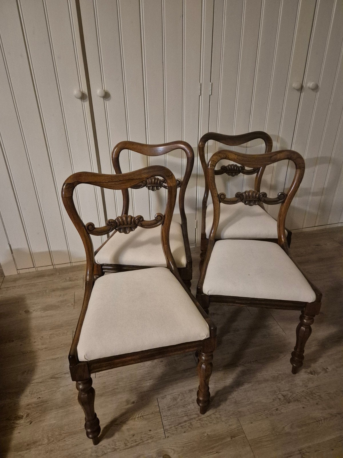Mahonie Biedermeier Stoelen - Professioneel Gerest, Ophalen of Verzenden