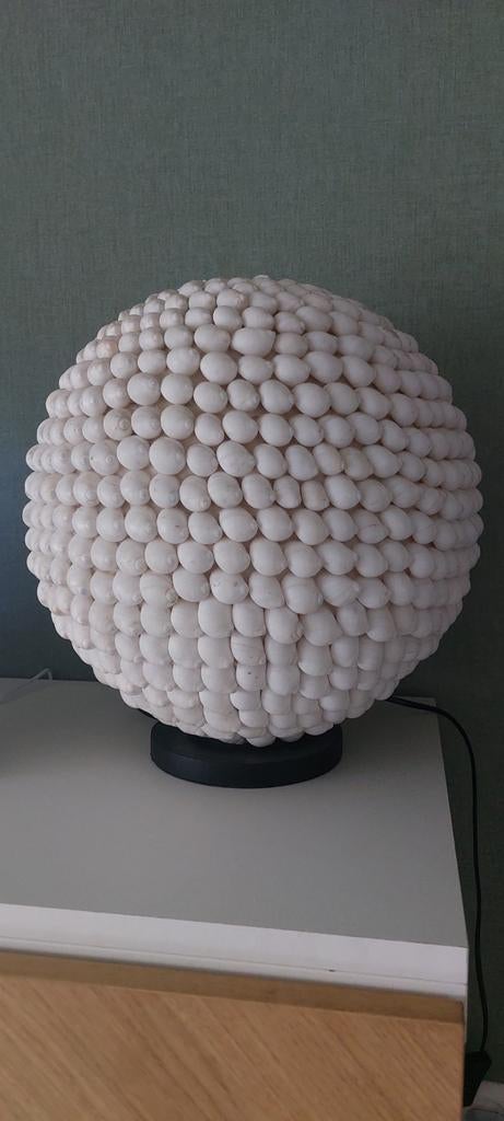 Unieke schelpen tafellamp - Sfeervolle verlichting, Ophalen, Overige materialen, Zo goed als nieuw, Bohemien, Natuurlijk, Sfeervol