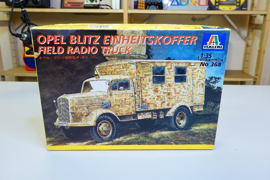 Italeri 1/35 Opel Blitz Einheitskoffer Field Radio Truck, Hobby en Vrije tijd, Modelbouw | Auto's en Voertuigen, Italeri, 1:32 tot 1:50
