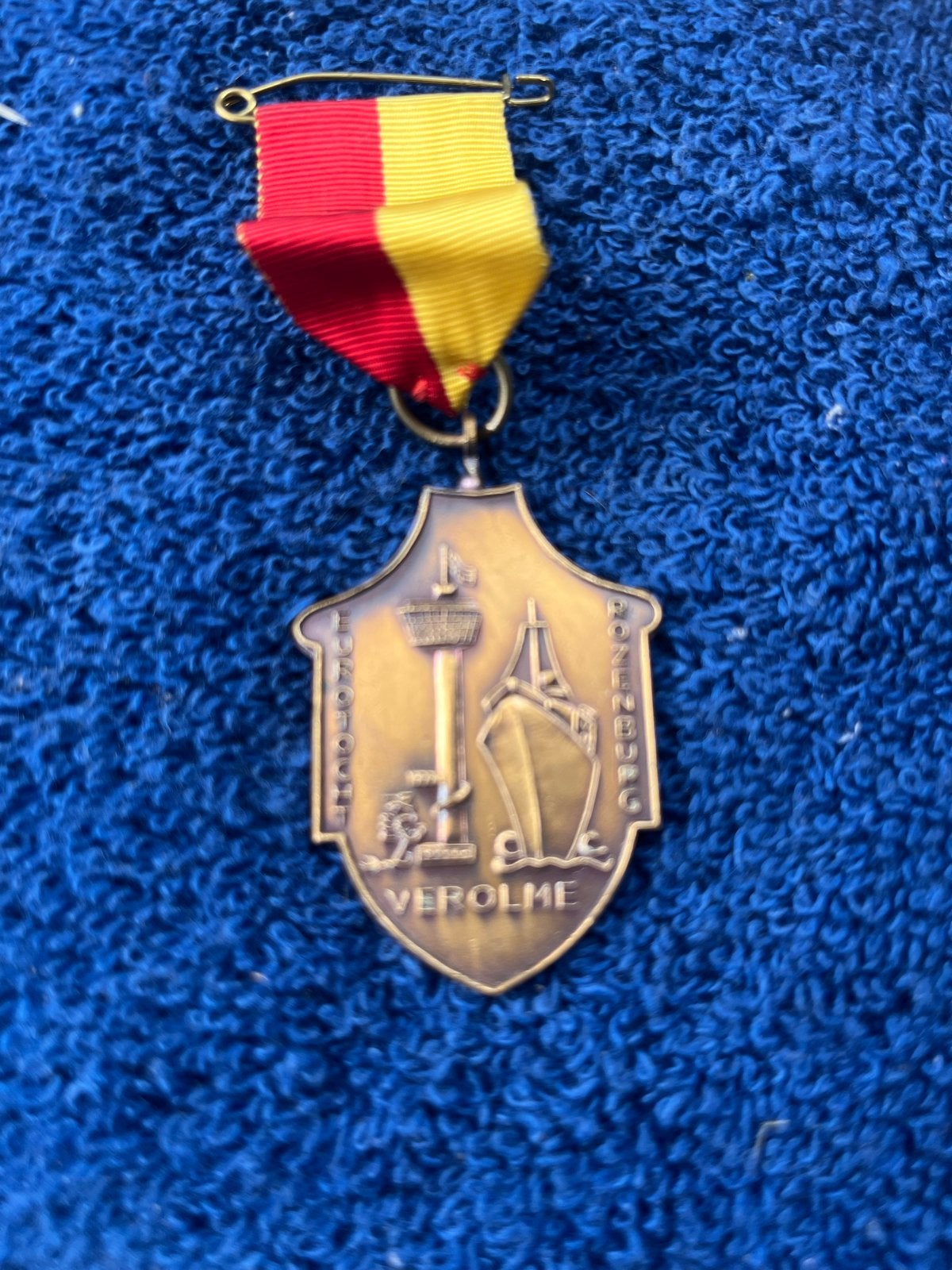 Verzamelmedaille Scheepvaart Verolme Europoort Rozenburg, Ophalen of Verzenden, Gebruikt, Overige typen