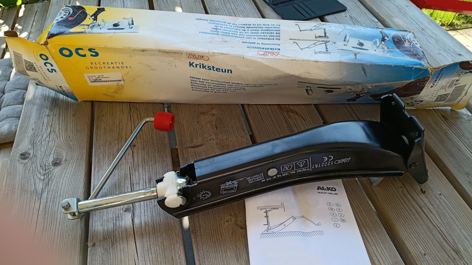 AL-KO Krik voor caravan of aanhanger, Ophalen, Nieuw