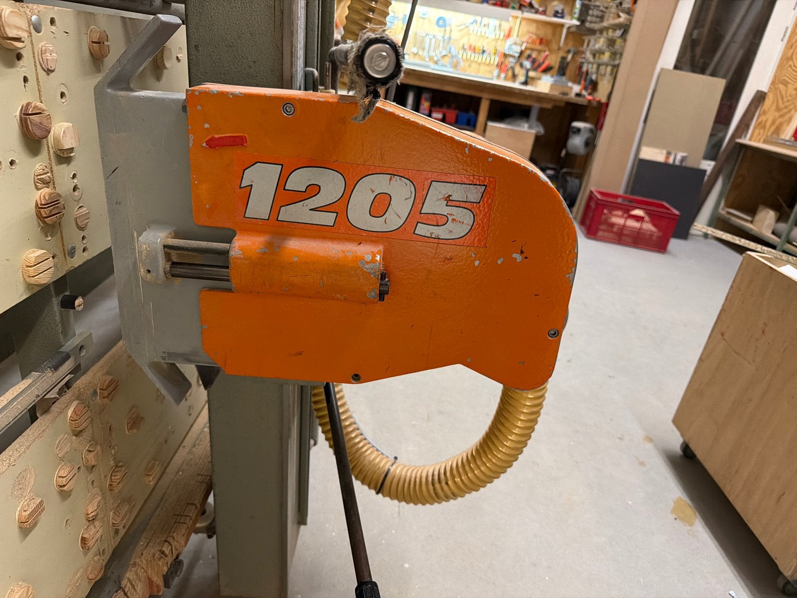 Holz-Her 1205 Platenzaag - Professionele Cirkelzaag, Doe-het-zelf en Verbouw, Ophalen, Gebruikt, Cirkelzaag, 70 mm of meer