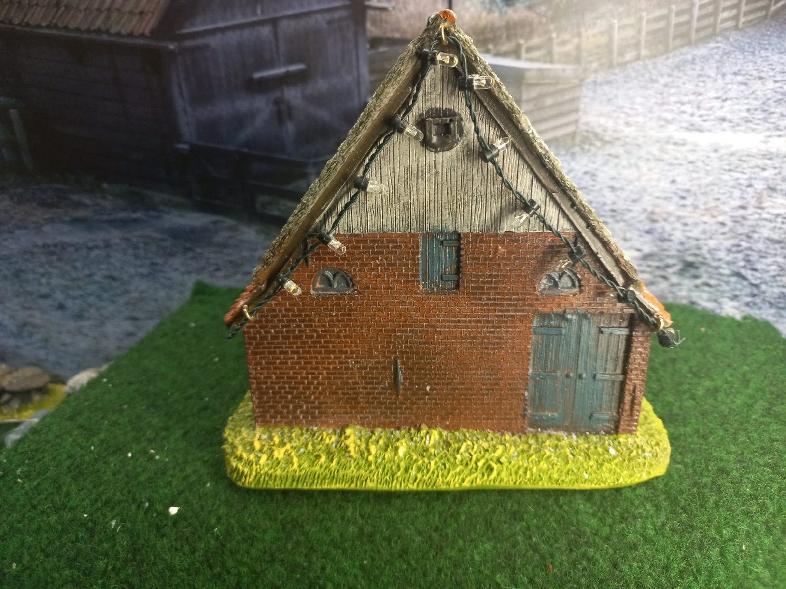 Mooi verlicht Intratuin 'De Brink' kerstdorp - Texelse Schap, Ophalen of Verzenden, Zo goed als nieuw