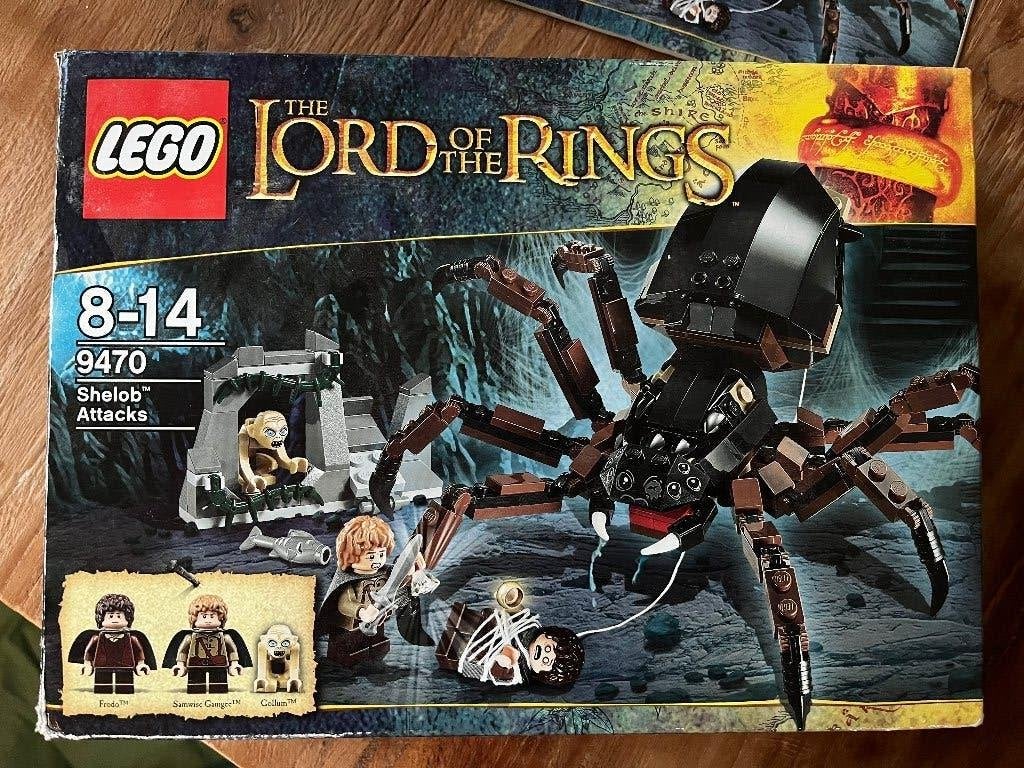 Lego Lord of the Rings 9470 Shelob Attacks, Overige thema's, Lego, Ophalen of Verzenden, Zo goed als nieuw