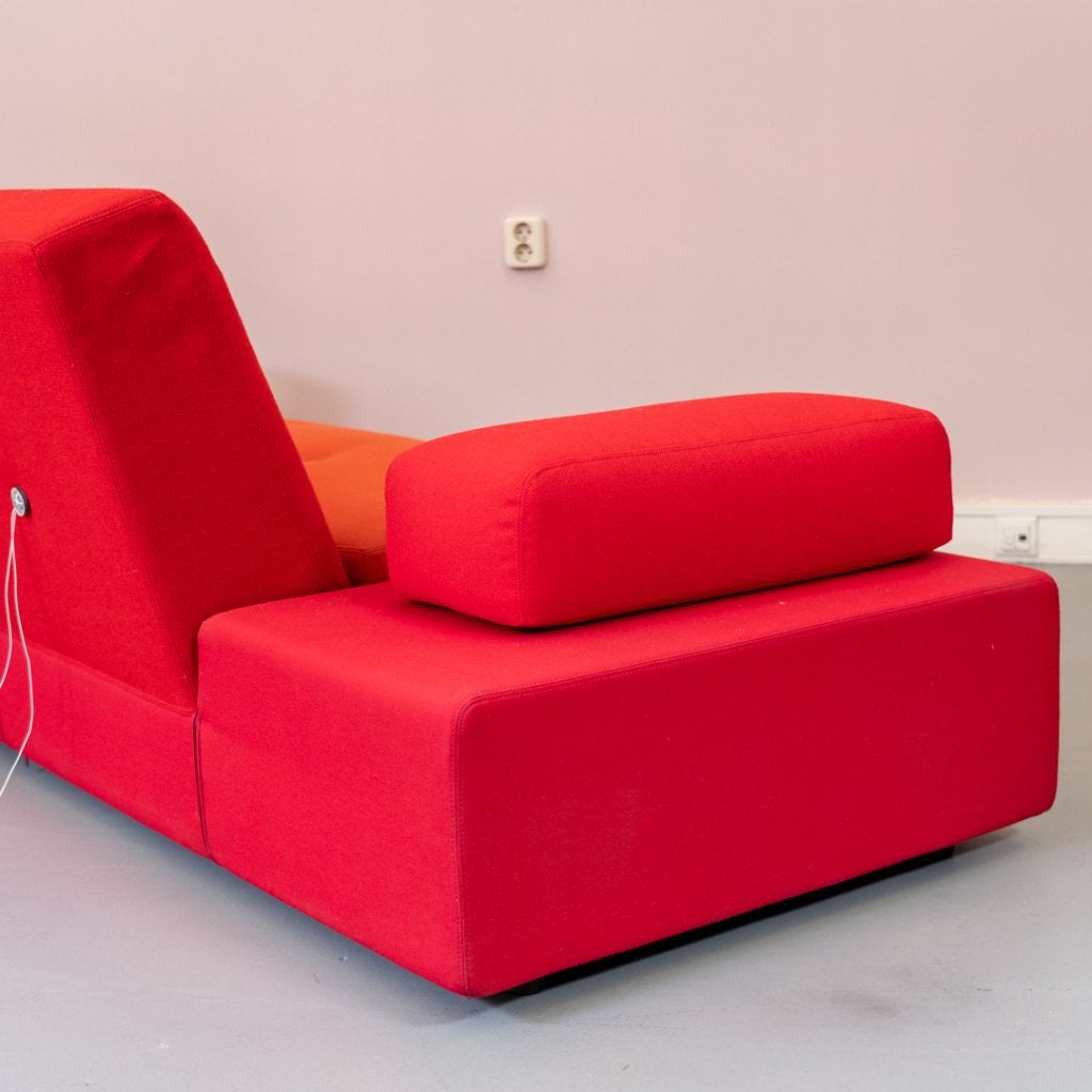 1 Vitra Hella Jongerius Poldersofa Rood mix Xs 227cm, Huis en Inrichting, Niet ingevuld, 250 tot 300 cm, Niet ingevuld, Nieuw