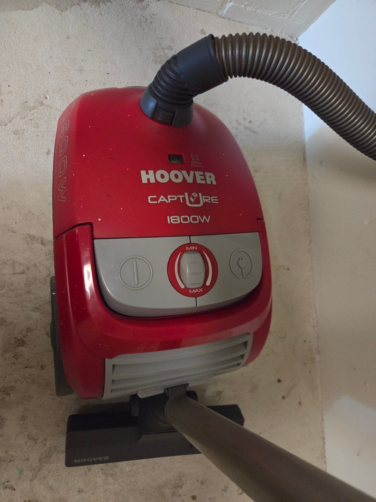 Hoover Capture Stofzuiger 1800W - Mooi en Krachtig, Witgoed en Apparatuur, Stofzuigers, Stofzak, Gebruikt, Ophalen of Verzenden