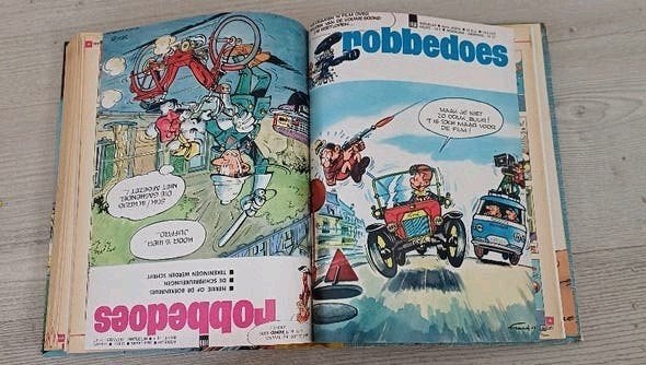 Unieke Robbedoes 115: januari t/m maart 1970 + miniboekjes, Complete serie of reeks, Ophalen of Verzenden, Gelezen
