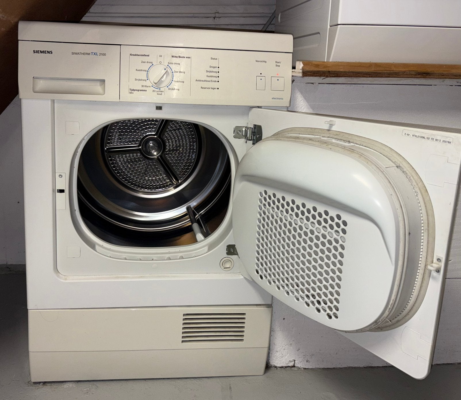 Siemens wasdroger, Ophalen, 6 tot 8 kg, Gebruikt, Voorlader