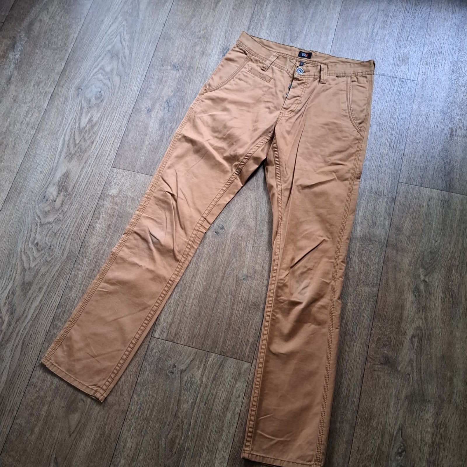 chino Camel mt. S, Beige, Ophalen of Verzenden, Zo goed als nieuw, Soho