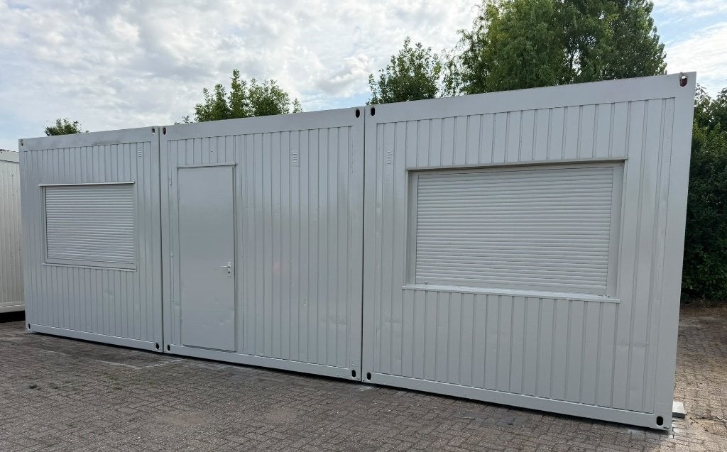 Kantoorunit, Bouw-schaftkeet, Woonunit, Directiekeet. 9 x 6, Ophalen, Gebruikt