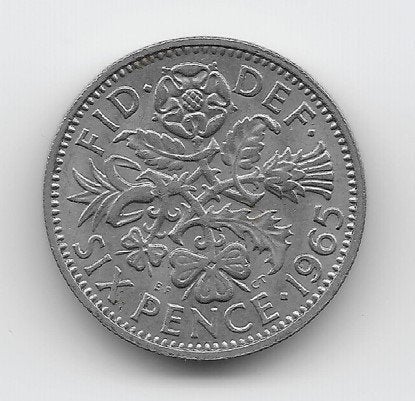 Verenigd Koninkrijk 6 pence 1965 KM# 903, Verzenden, Overige landen, Losse munt