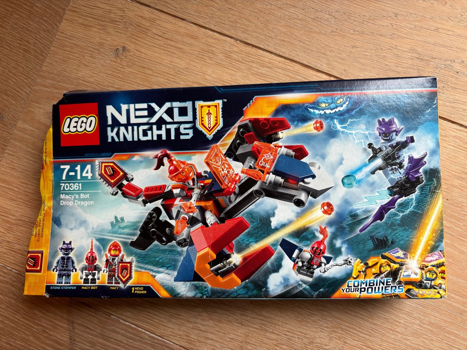 LEGO Nexo Knights 70361 Macy's Bot Drop Dragon NIEUW, Overige thema's, Lego, Nieuw, Ophalen of Verzenden
