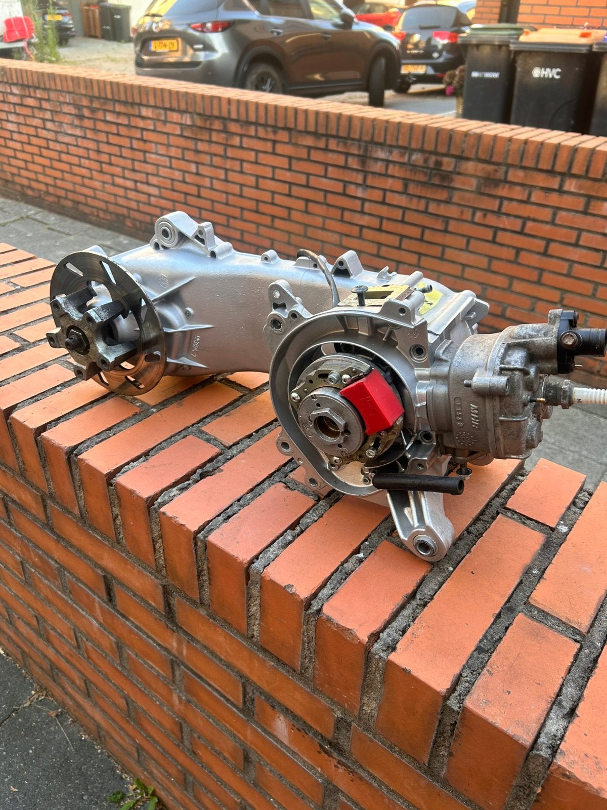 Carter piaggio lc, Ophalen, Blok