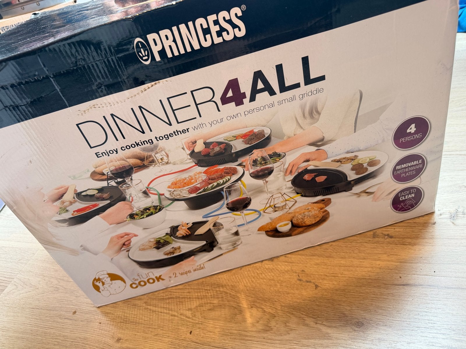 Princess Dinner4All - Zgan in doos, Ophalen of Verzenden, Zo goed als nieuw, 4 t/m 7 personen