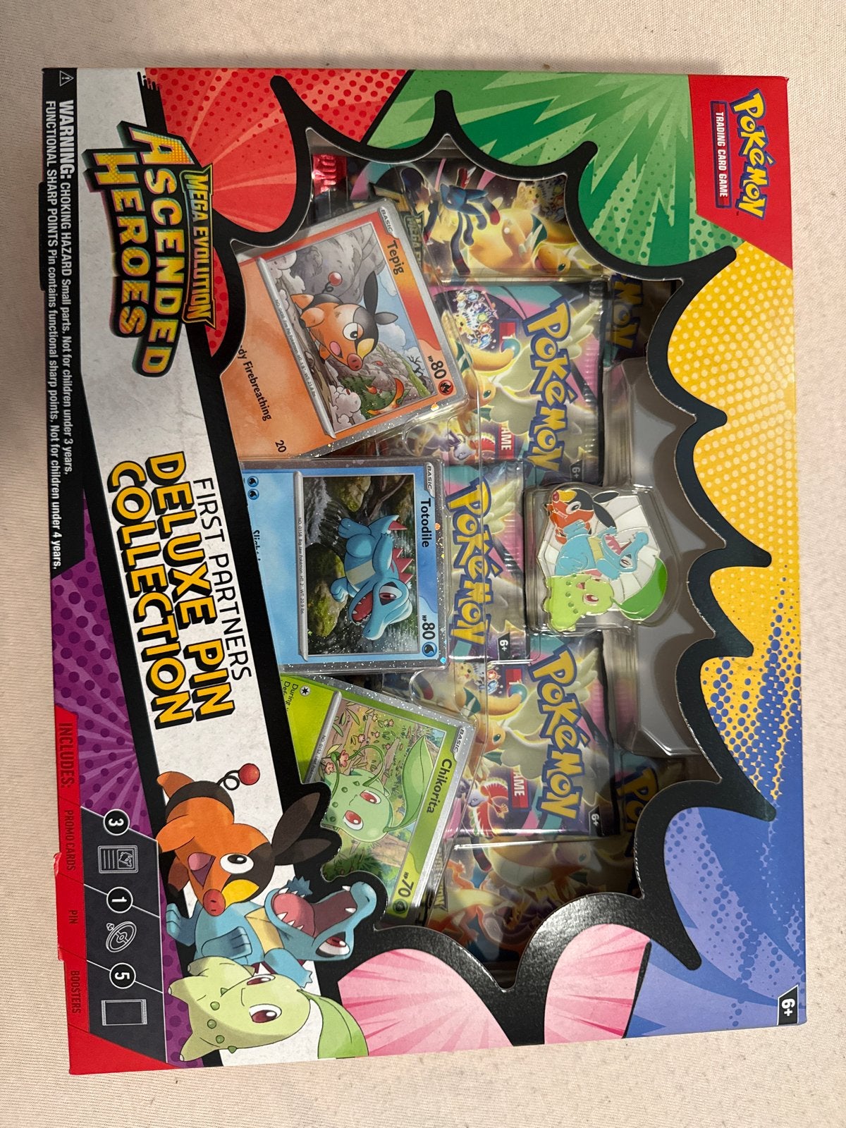 Pokémon First Partners Deluxe Pin Collection Box, Ophalen of Verzenden, Nieuw, Overige typen