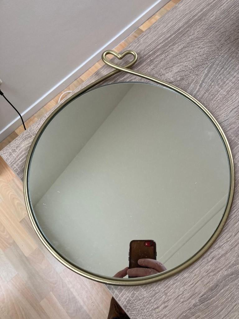 spiegel, Huis en Inrichting, Woonaccessoires | Spiegels, Minder dan 50 cm, Rond, Nieuw, Ophalen of Verzenden