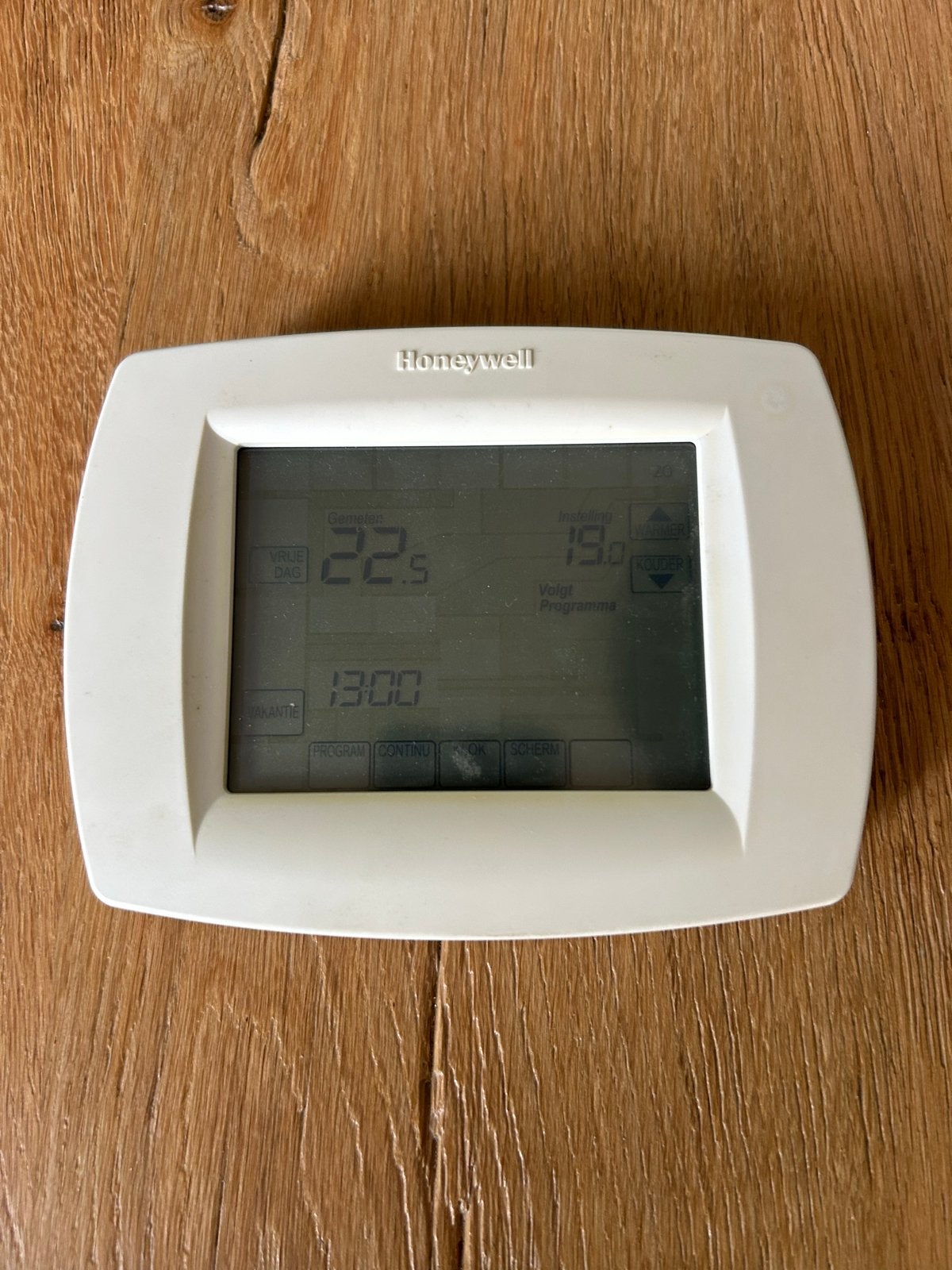 Honeywell thermostaat, Doe-het-zelf en Verbouw, Thermostaten, Verzenden, Gebruikt