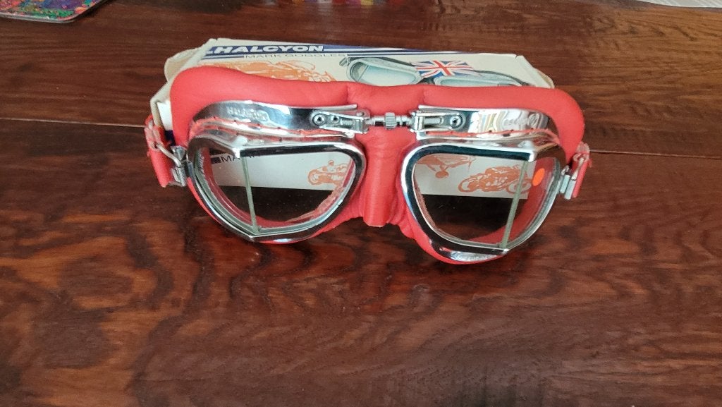Retro Motorbril Goggeles MK 49 Halcyon, Overige merken, Heren, L, Tweedehands