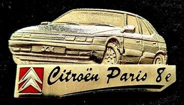 Citroën XM model Paris- zilverkleur, Ophalen of Verzenden, Nieuw, Transport, Speldje of Pin