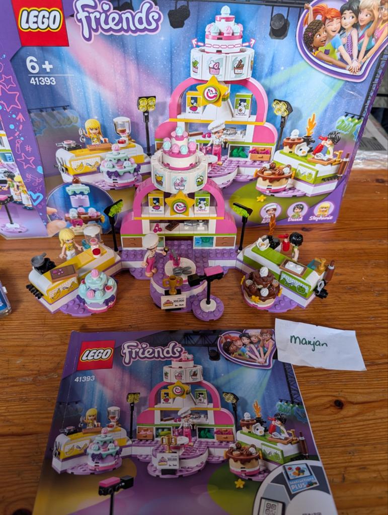 Lego Friends Bakwedstrijd 41393 (onbespeeld), Kinderen en Baby's, Speelgoed | Duplo en Lego, Lego, Friends, Ophalen of Verzenden
