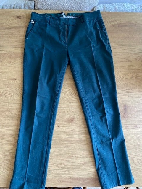 Manila Grace donkergroene pantalon mt 40 ZGAN, Maat 38/40 (M), Manila Grace, Ophalen of Verzenden, Zo goed als nieuw