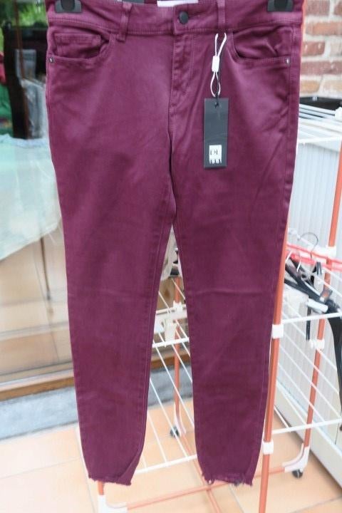 Broek nieuw bordeaux ankle skinny DL 1961 mt 36 (27), Paars, Nieuw, Ophalen of Verzenden, DL 1961