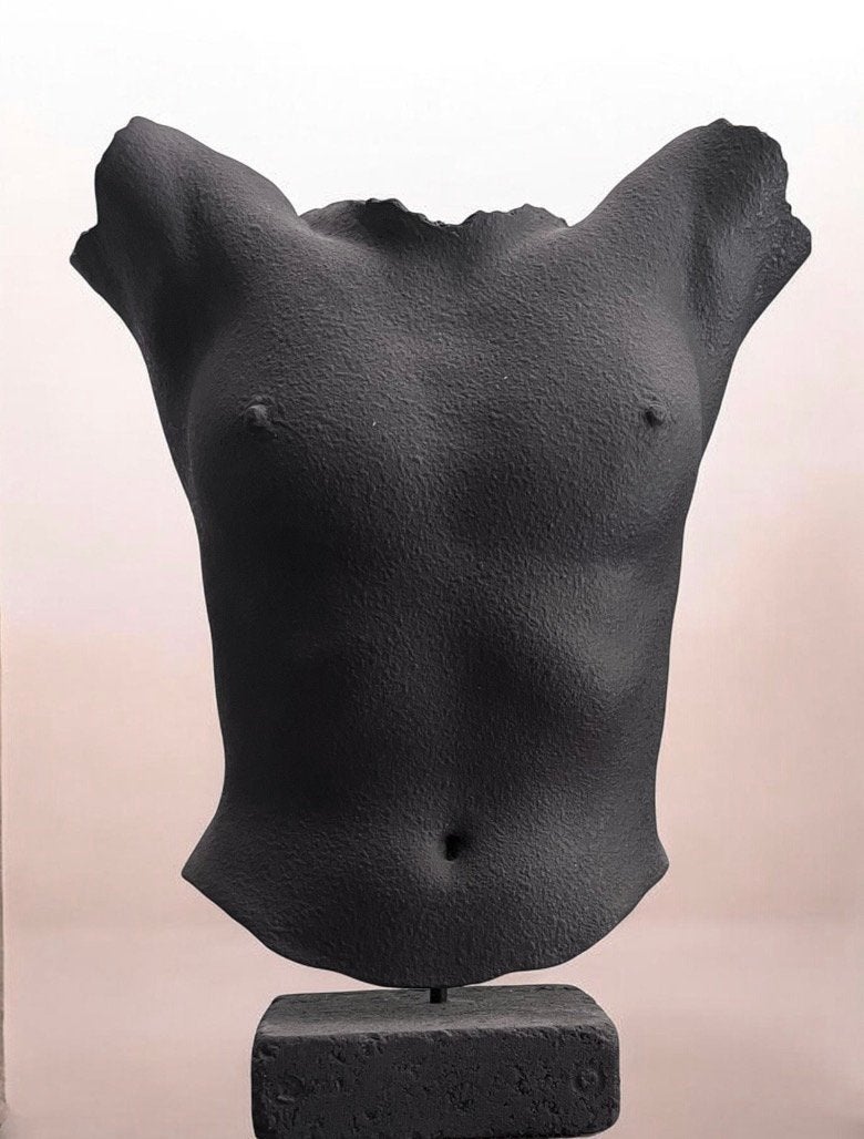 Torso keramiek 50x65 cm, Ophalen of Verzenden