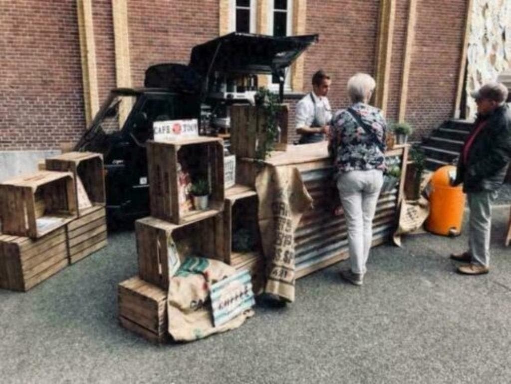 Grote mooie veilingkisten , Fruitkisten ,Appelkist met tekst, Ophalen of Verzenden, Gebruikt