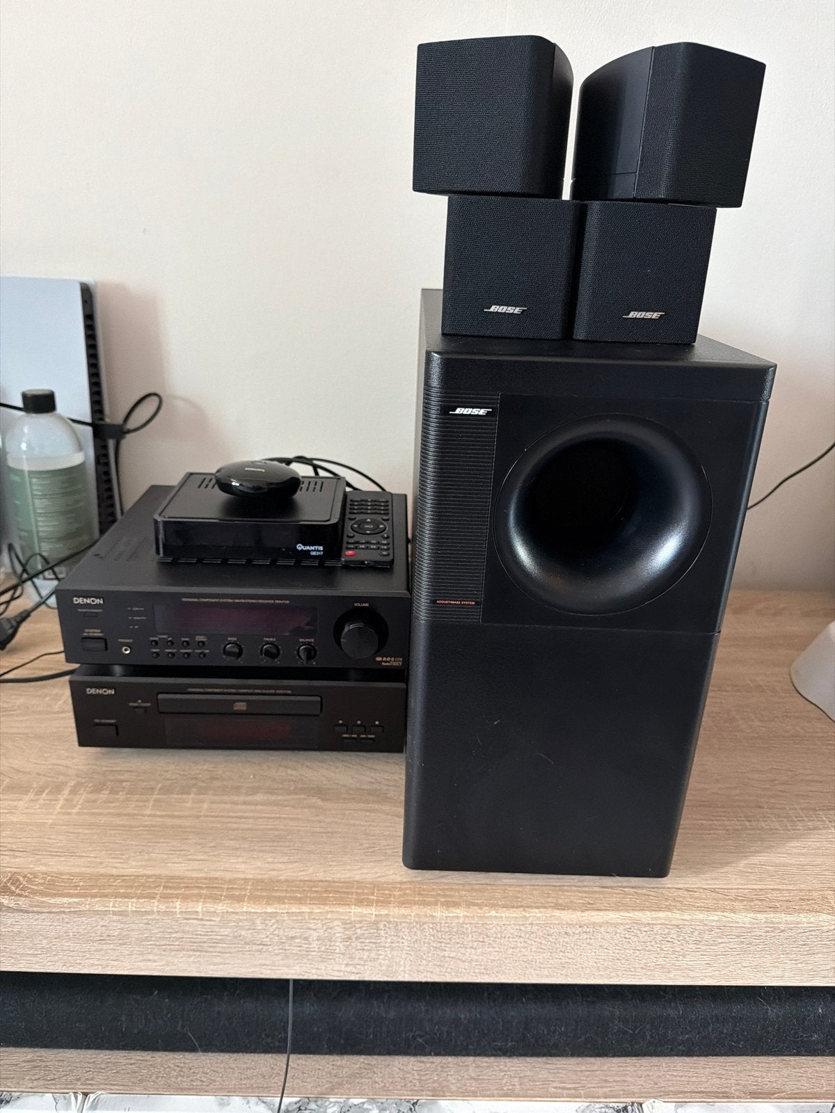 Bose Acoustimass 5 met Denon DRA-F100 & DCD-F100, Audio, Tv en Foto, Gebruikt, 2.1-systeem, Overige spelers, Ophalen