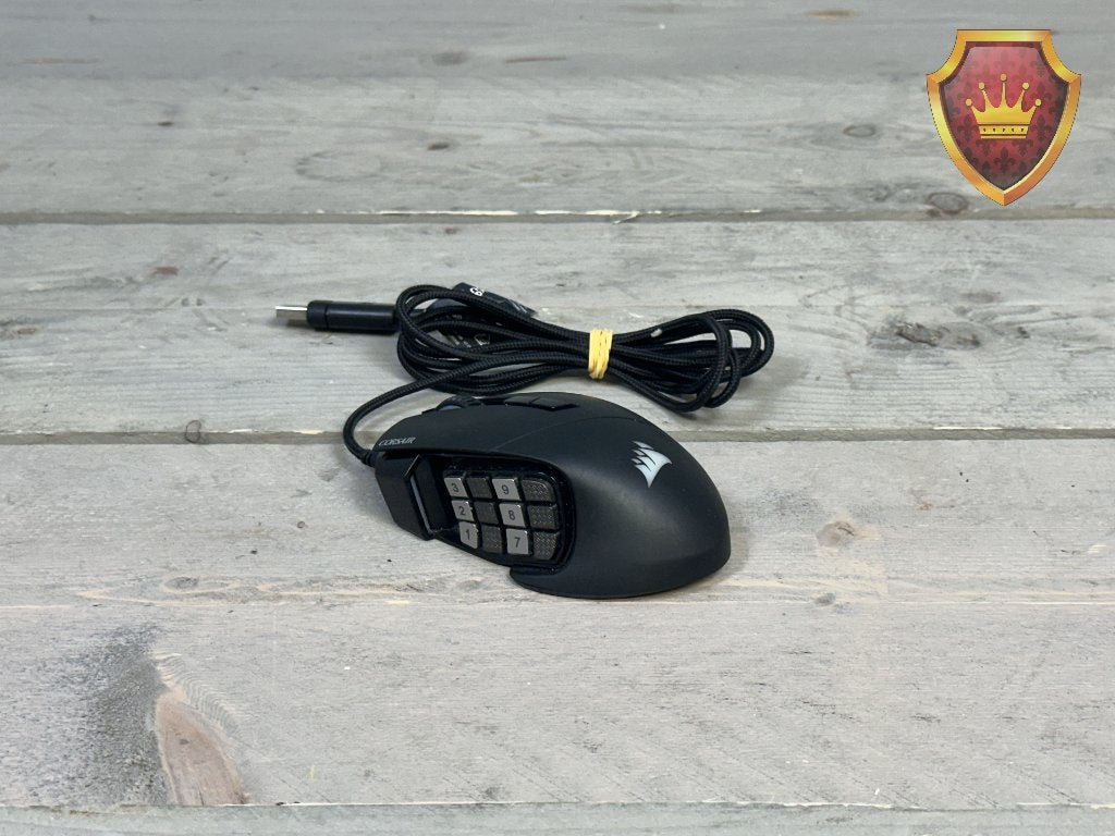 Corsair Scimitar RGB Elite 18.000 DPI Gaming Muis, Rechtshandig, Muis, Gaming muis, Ophalen of Verzenden