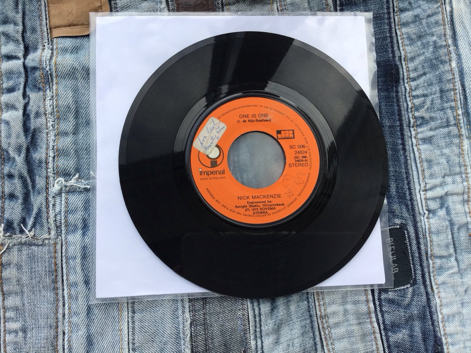Nick MacKenzie - One Is One (Vinyl Single), Cd's en Dvd's, Vinyl Singles, Gebruikt, Pop, EP, 7 inch, Ophalen of Verzenden
