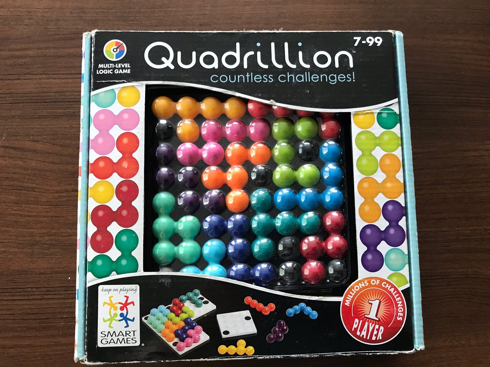 Quadrillion Smart Games, Ophalen of Verzenden, Minder dan 10 stukjes, Zo goed als nieuw, 6 jaar of ouder