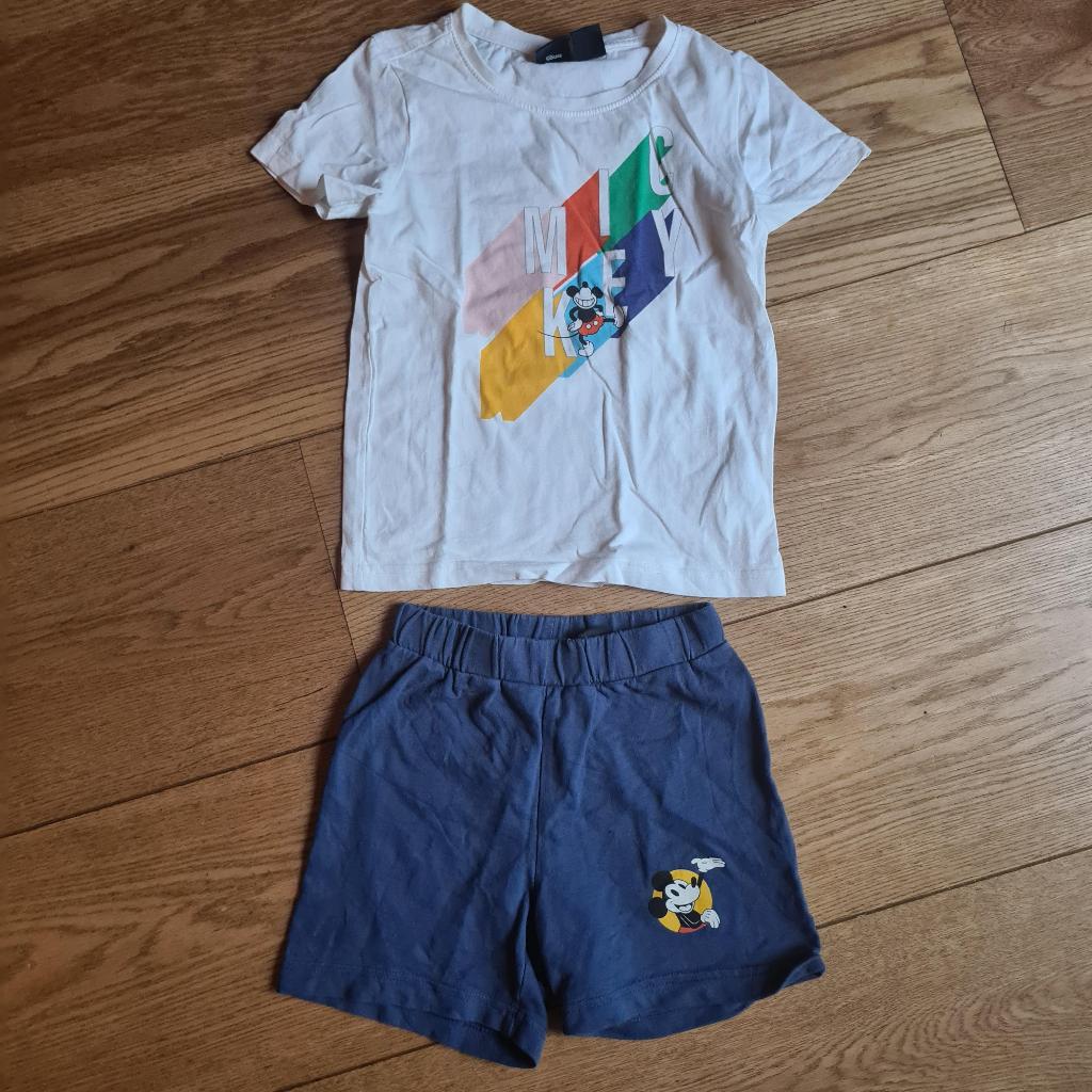 Zomer pyjama Mickey Mouse van Disney maat 110-116., Ophalen of Verzenden, Gebruikt, Jongen, Nacht- of Onderkleding