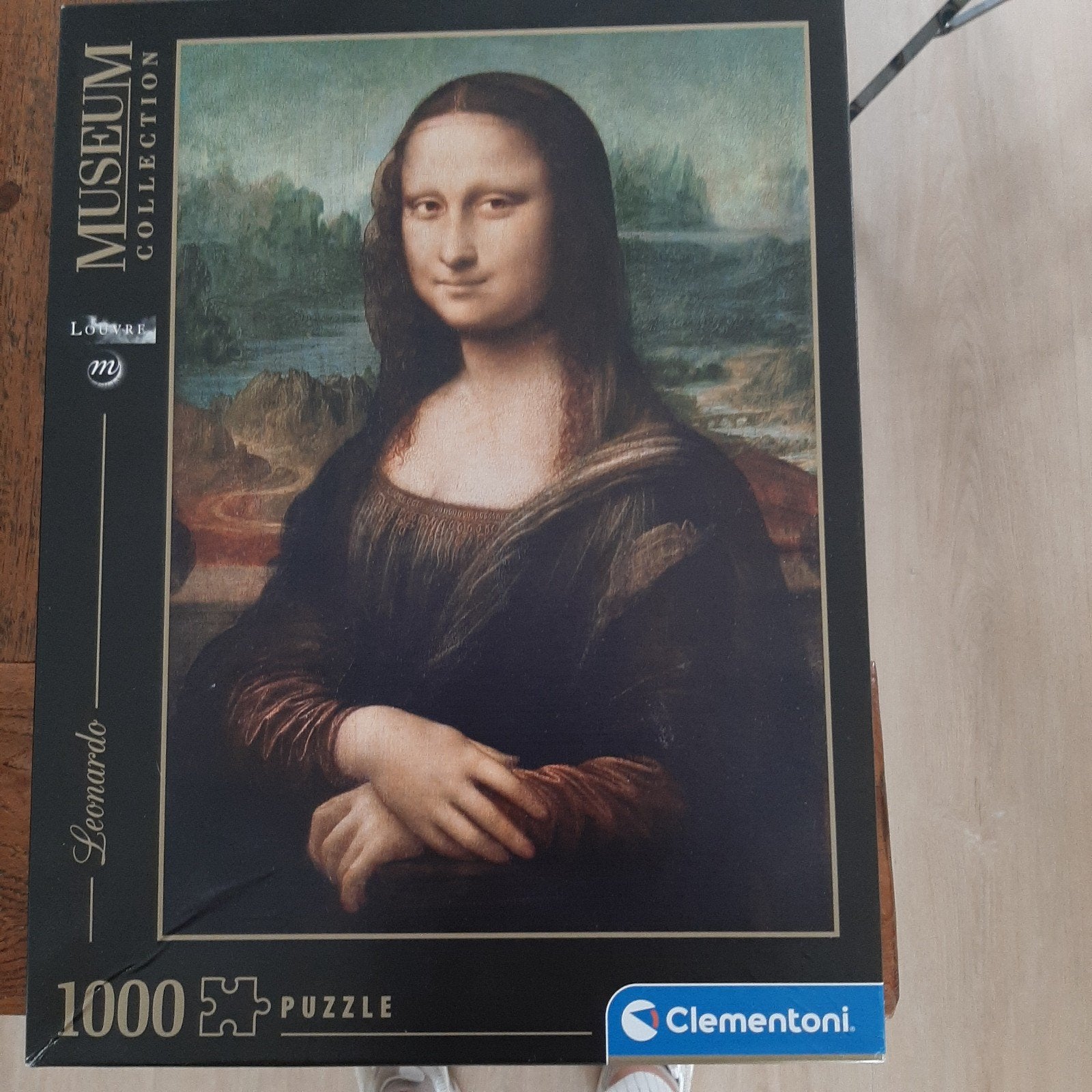 Mona Lisa Puzzel 1000 Stukjes - Clementoni Museum Collectie, Kinderen en Baby's, Ophalen of Verzenden, Meer dan 50 stukjes, Zo goed als nieuw