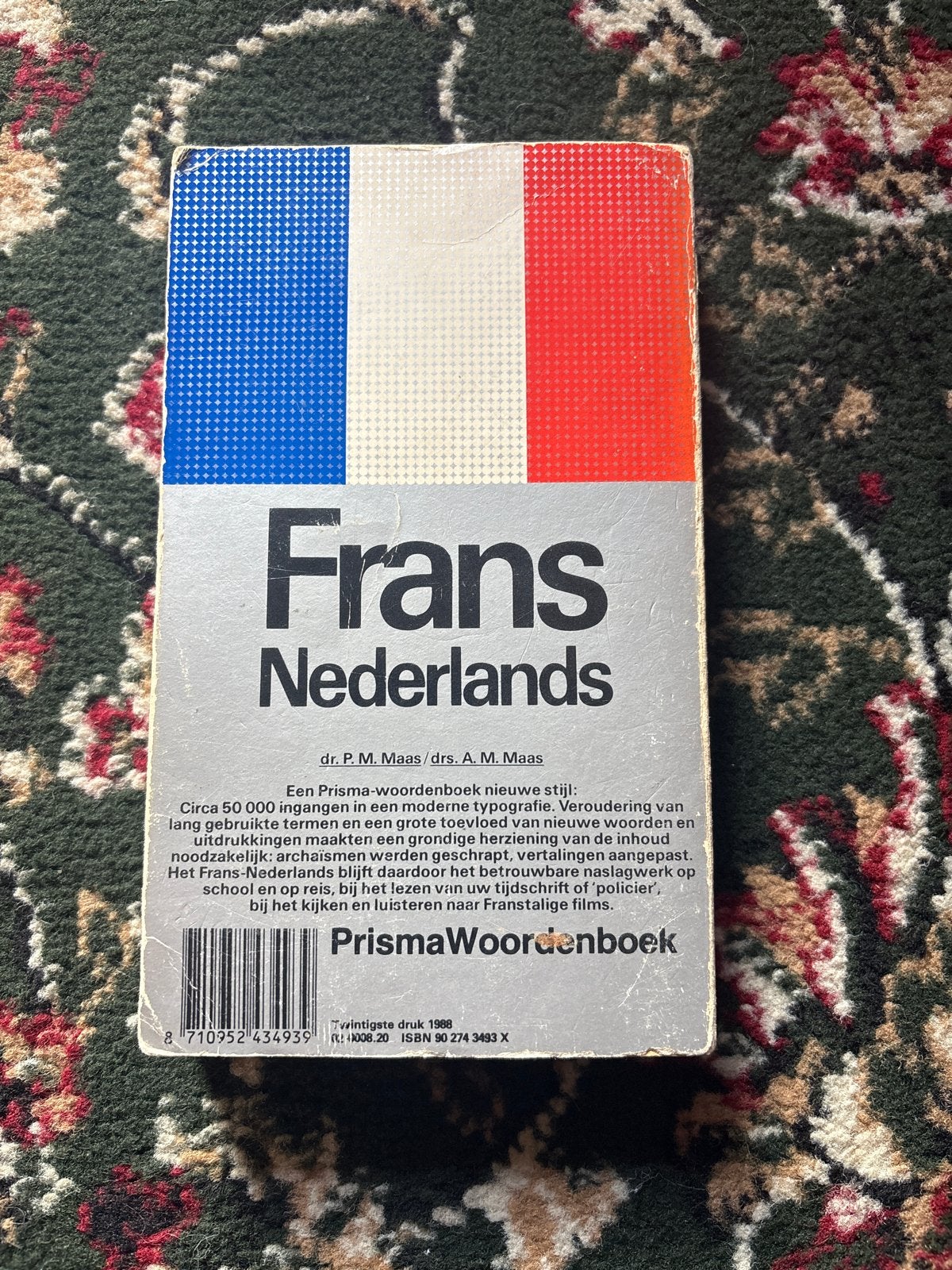 Prisma Woordenboek Frans-Nederlands - Dr. P.M. Maas, Ophalen of Verzenden, Gelezen, Prisma of Spectrum, Nederlands
