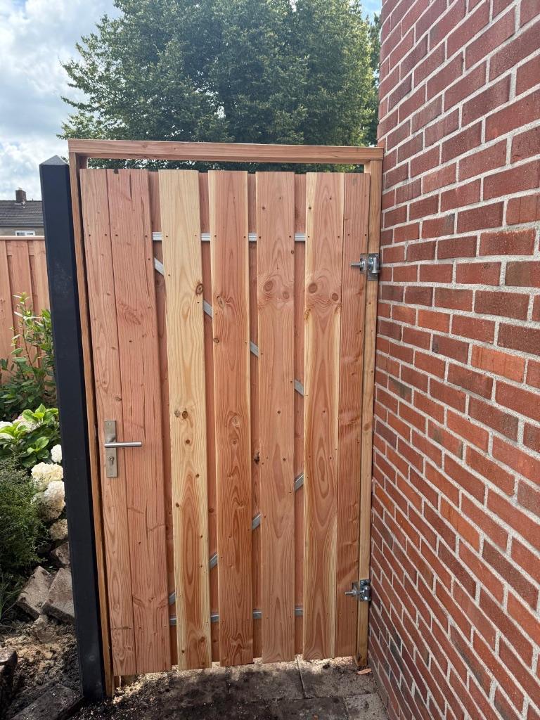 Hout-beton schuttingen, gratis offerte!, Ophalen, 1 tot 2 meter, Minder dan 3 meter, Nieuw