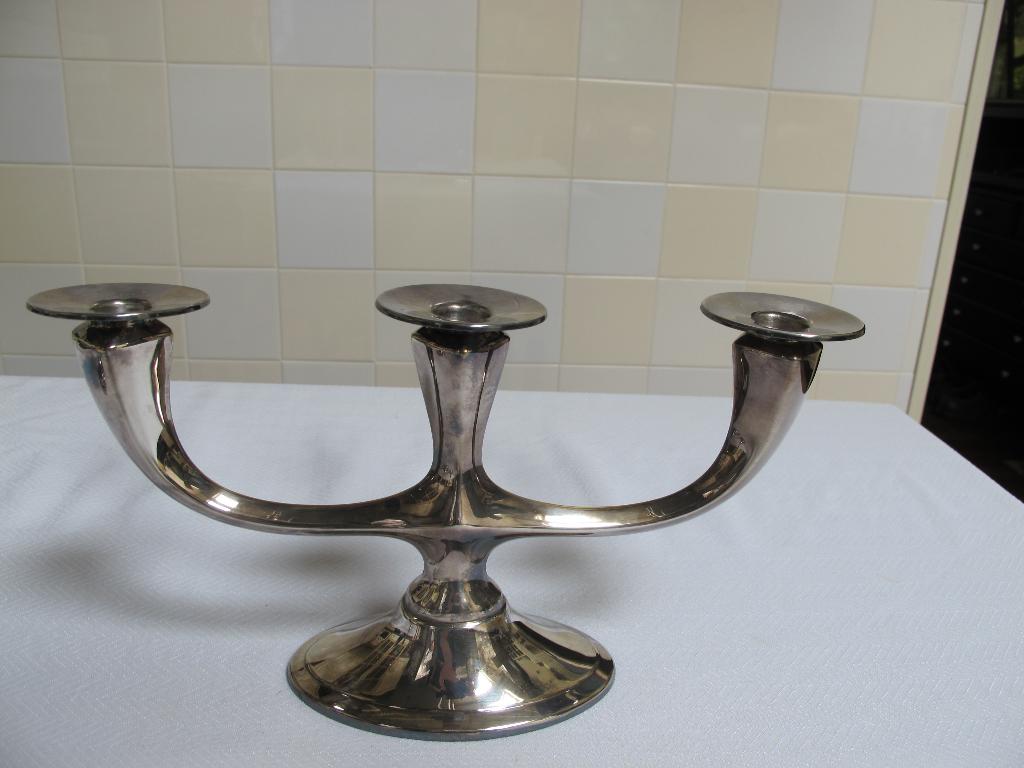 kandelaar verzilverd wmf, Ophalen of Verzenden, Zilver