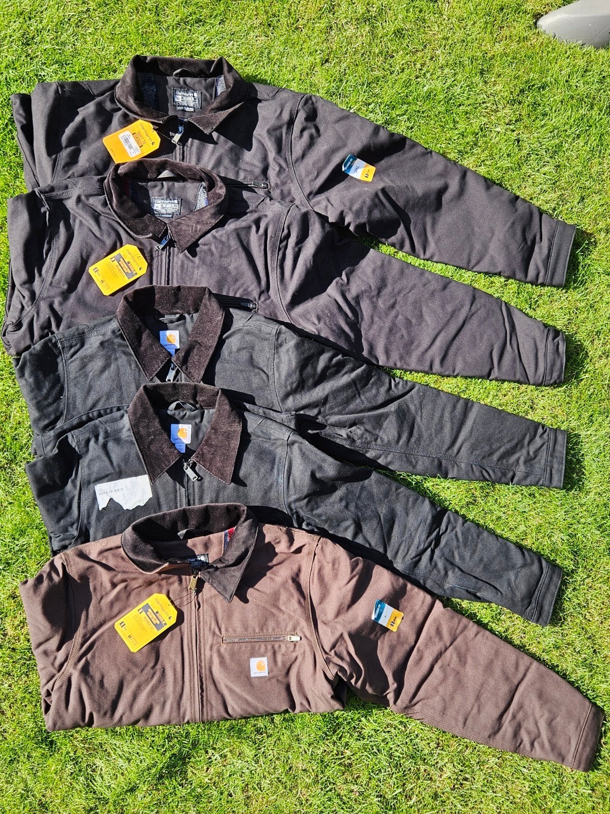 Carhartt Winterjas - Duck BlanketLined Detroit Jacket -Ds6/7, Verzenden, Zwart, Carhartt, Nieuw