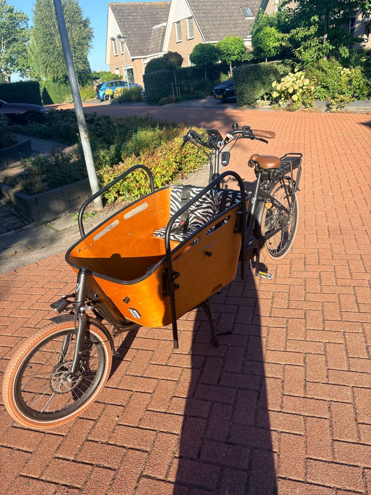 Vogue carry 2 elektrische bakfiets - Goed onderhouden, 4 kinderen of meer, Gebruikt, Elektrisch, Schijfrem
