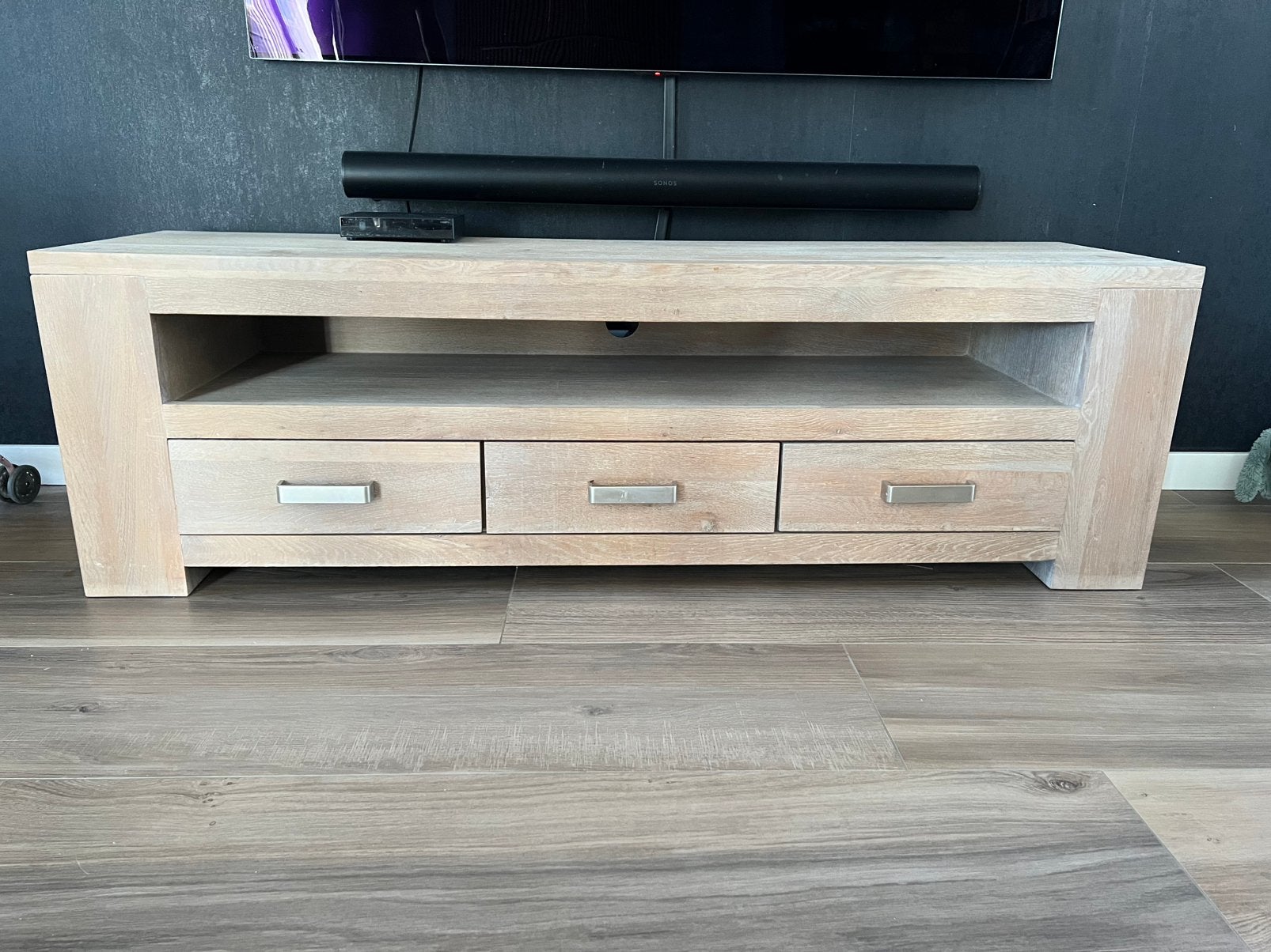 Tv meubel, Huis en Inrichting, Kasten | Televisiemeubels, Ophalen, Gebruikt, 150 tot 200 cm, Minder dan 100 cm