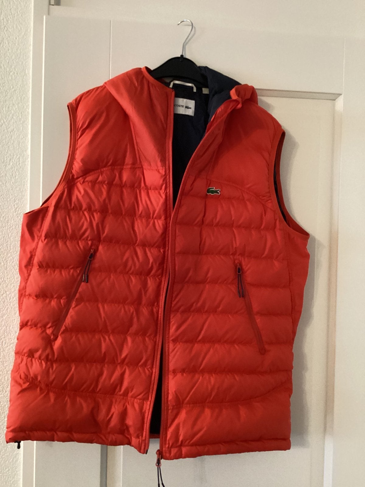 Lacoste Bodywarmer Maat 56 (XXL), Kleding | Heren, Ophalen of Verzenden, Zo goed als nieuw, Maat 56/58 (XL), Oranje