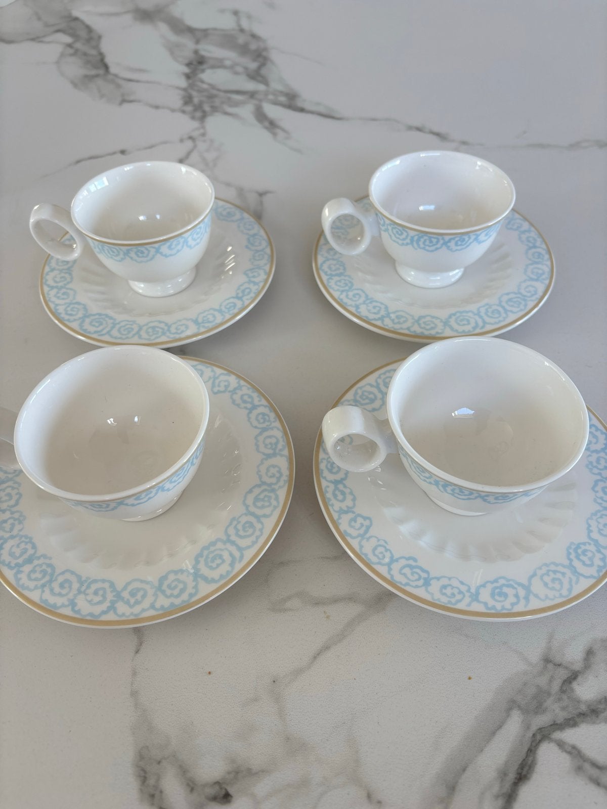 Designers Guild Watelet China Espresso Kopjes en Schotels, Overige merken, Nieuw, Ophalen of Verzenden, Modern