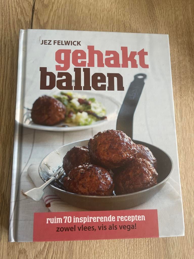 Gehaktballen kookboek - Jez Felwick (vlees, vis, vega), Hoofdgerechten, Vegetarisch, Ophalen of Verzenden, Zo goed als nieuw