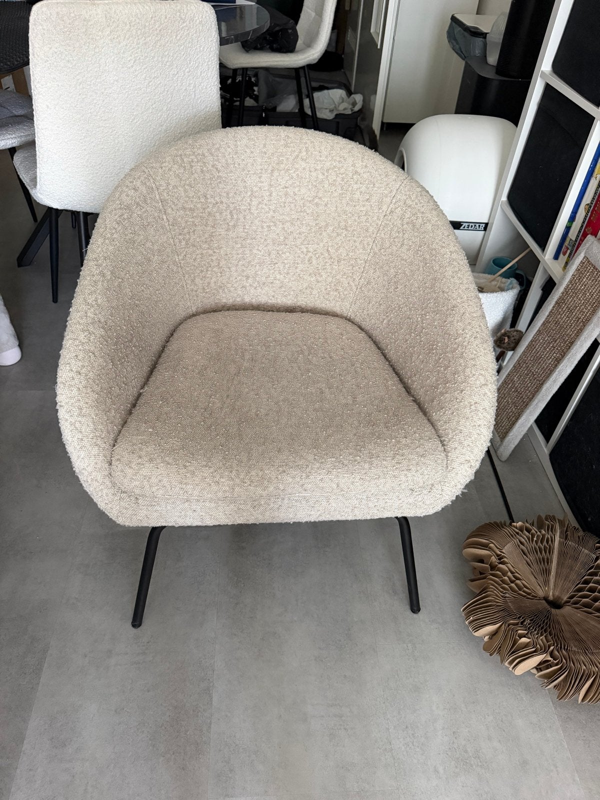 Woood fauteuil Ditte, Ophalen, Zo goed als nieuw, Minder dan 75 cm, 50 tot 75 cm