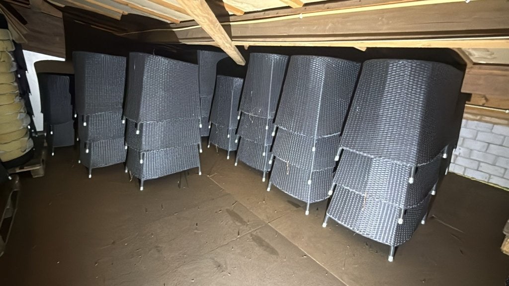 Kuipstoelen, Tuin en Terras, Ophalen, Gebruikt, Kunststof, Stapelbaar