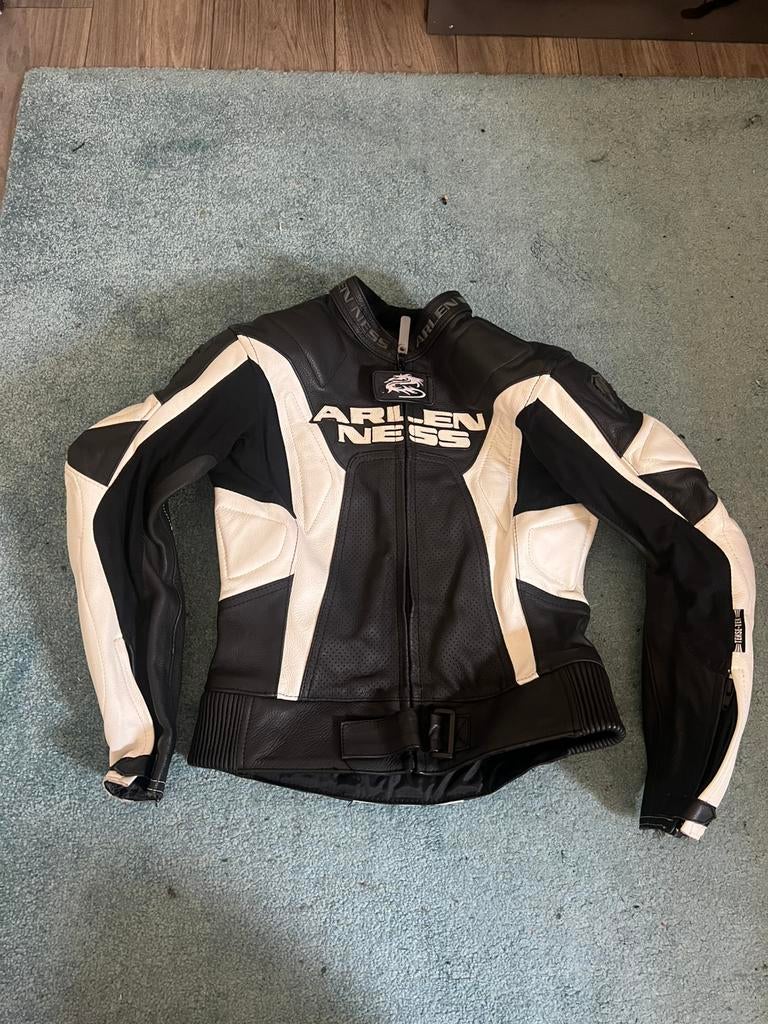 Arlen ness leren motorjas maat 38, Motoren, Kleding | Motorkleding, Ophalen of Verzenden, Tweedehands, Jas | leer