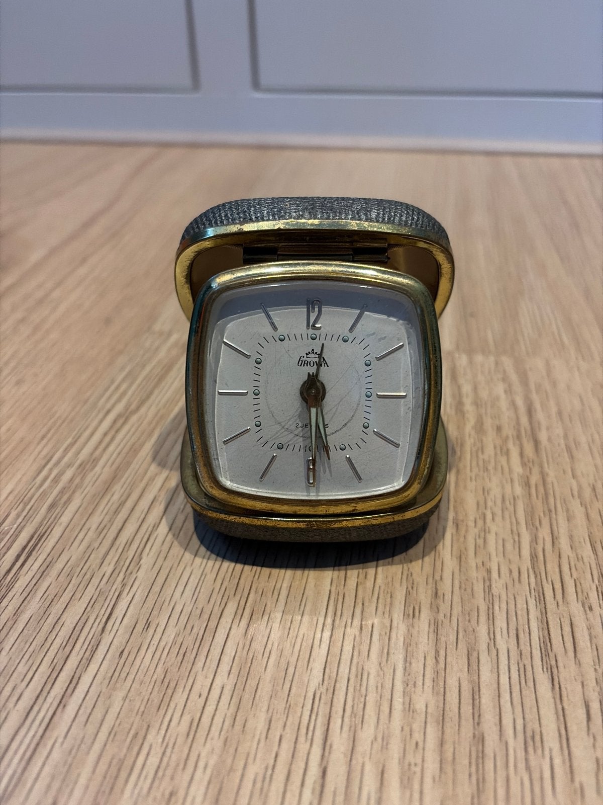 Vintage Junghans reiswekker, Antiek en Kunst, Antiek | Klokken, Ophalen of Verzenden