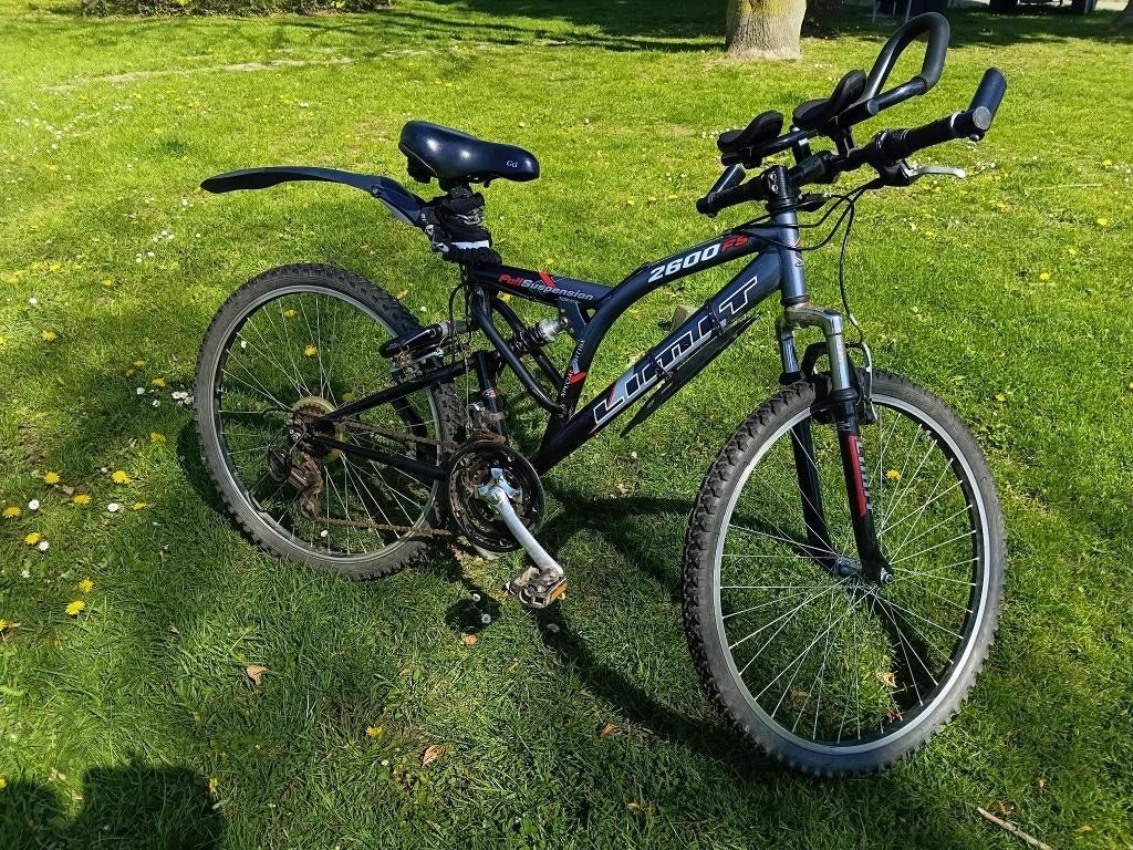 mountainbike, Fietsen en Brommers, Ophalen, 22 inch, Gebruikt, Velgrem