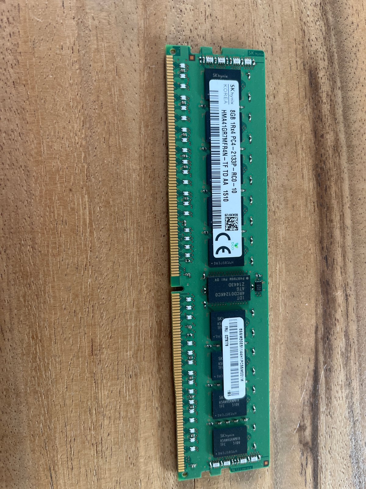 SK Hynix 8GB DDR4 RAM PC4-2133P-RCO-10, Gebruikt, Server, DDR4, 8 GB